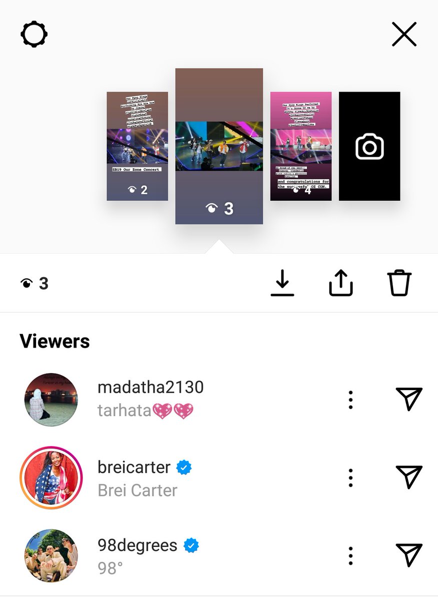 I just want to share kong sino napadaan sa IG story ko🙏🏻 @98official and @BreiCarter OMG!!!!  can't believe this🥰
@SB19Official
#STANWORLD #SB19 
Stream #Bazinga_SB19 Music Video 