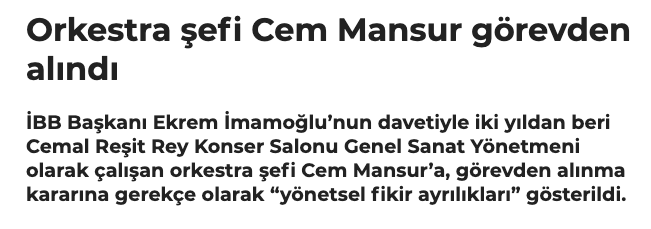 ZaferArapkirli's tweet photo. ZATEN KAÇ CEM MANSUR'UMUZ VAR Kİ? 
Umarım, çok geçerli bir gerekçeniz vardır. https://t.co/aKOub1VU6x