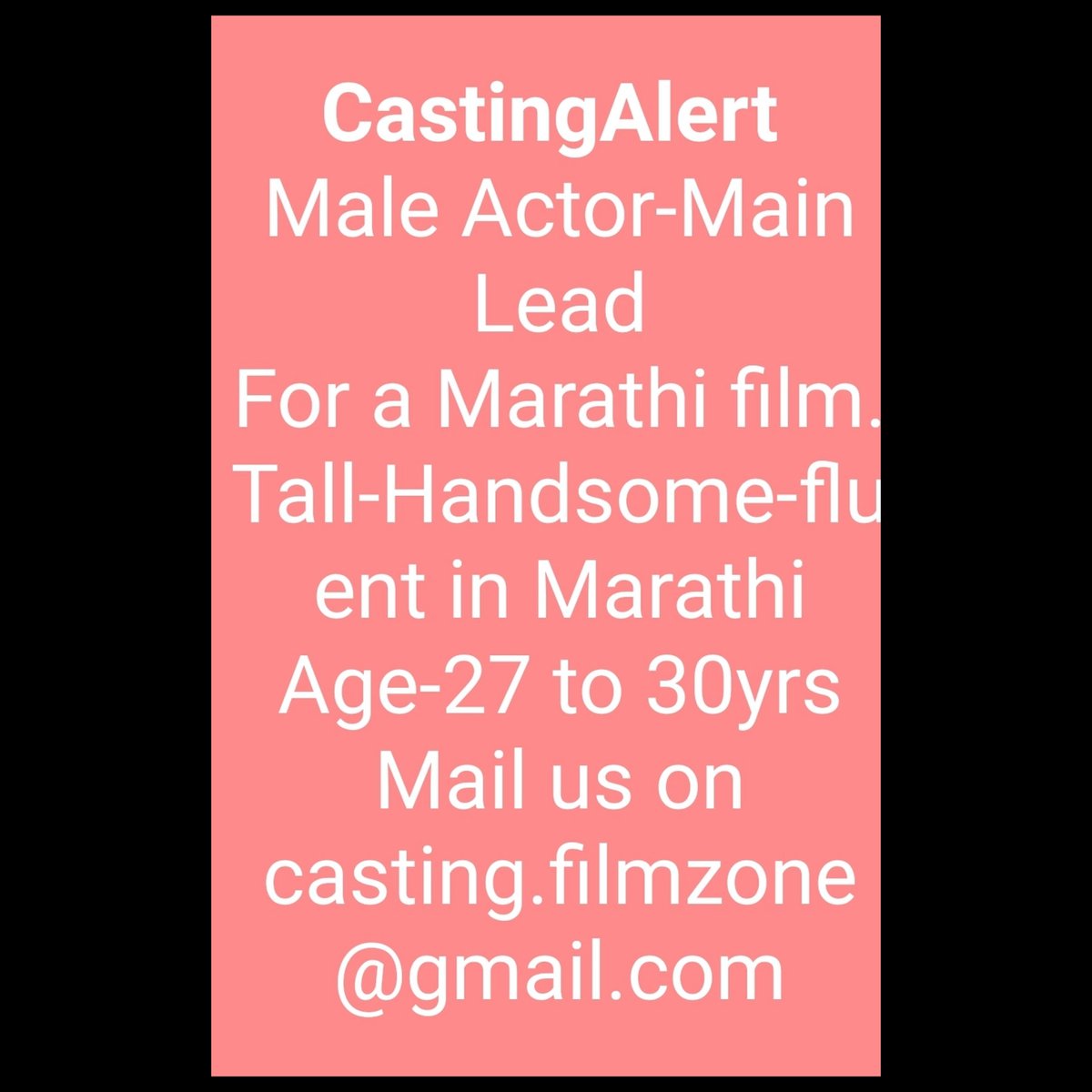 FilmzoneRocks's tweet photo. You could be the next star.
#marathi #films #comedy #romance #filmzone #viveksharma https://t.co/gYBVa1vcMm