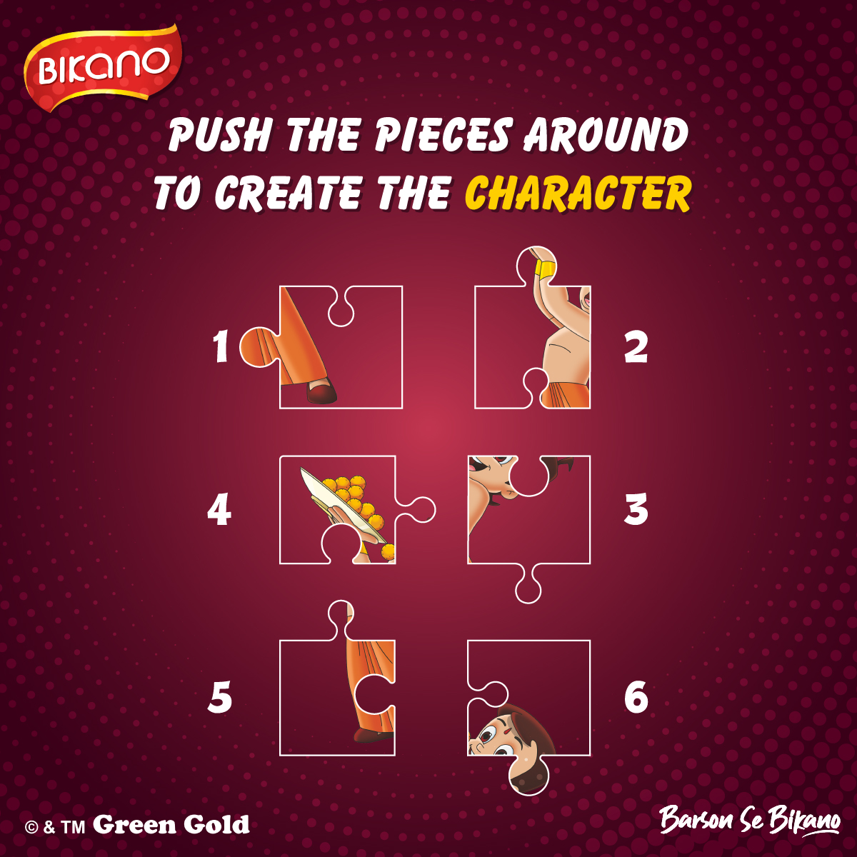 BikanoWorld's tweet photo. Grab munchies that excite and delight kids. Did you make the right connect? Tell us your answer in the comments below.
#Bikano #BarsoSeBikano #GuessTheGame #guessgame #ChhotaBheem #bheem #KidsAlert #snack #snacktime #snackattack https://t.co/EMje4ez7vw