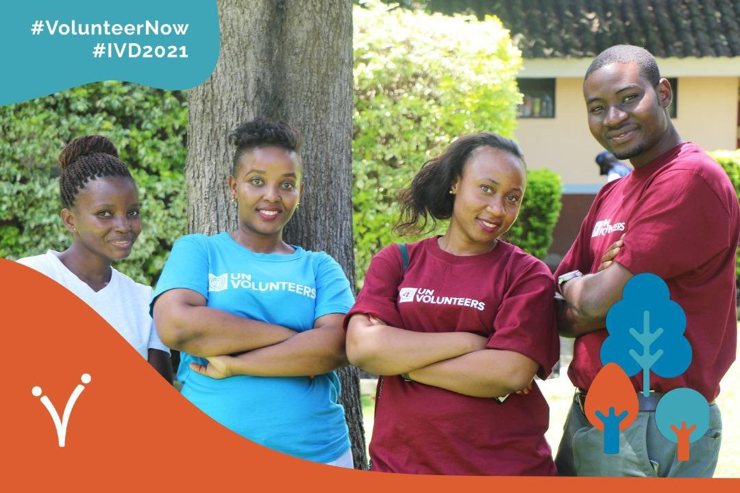As we are only a week away from #IVD2021, share how you are volunteering for our common future. 

📸 Post a photo or a video.
💁🏽 #PassItOn! Tag others to also #VolunteerNow. 
🧢 Spread the volunteer spirit. <a href="/UNVolunteers/">UN Volunteers</a> 

unv.org/international-…