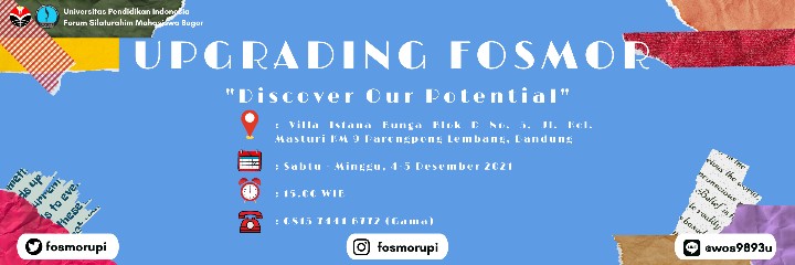 lupa tetap terapkan protokol kesehatan dan juga physical distancing ya!🙌
.
#FOSMORUPI
#FOSMOR2020
#BDGRASABGR
#UPGRADINGFOSMOR (3/3)