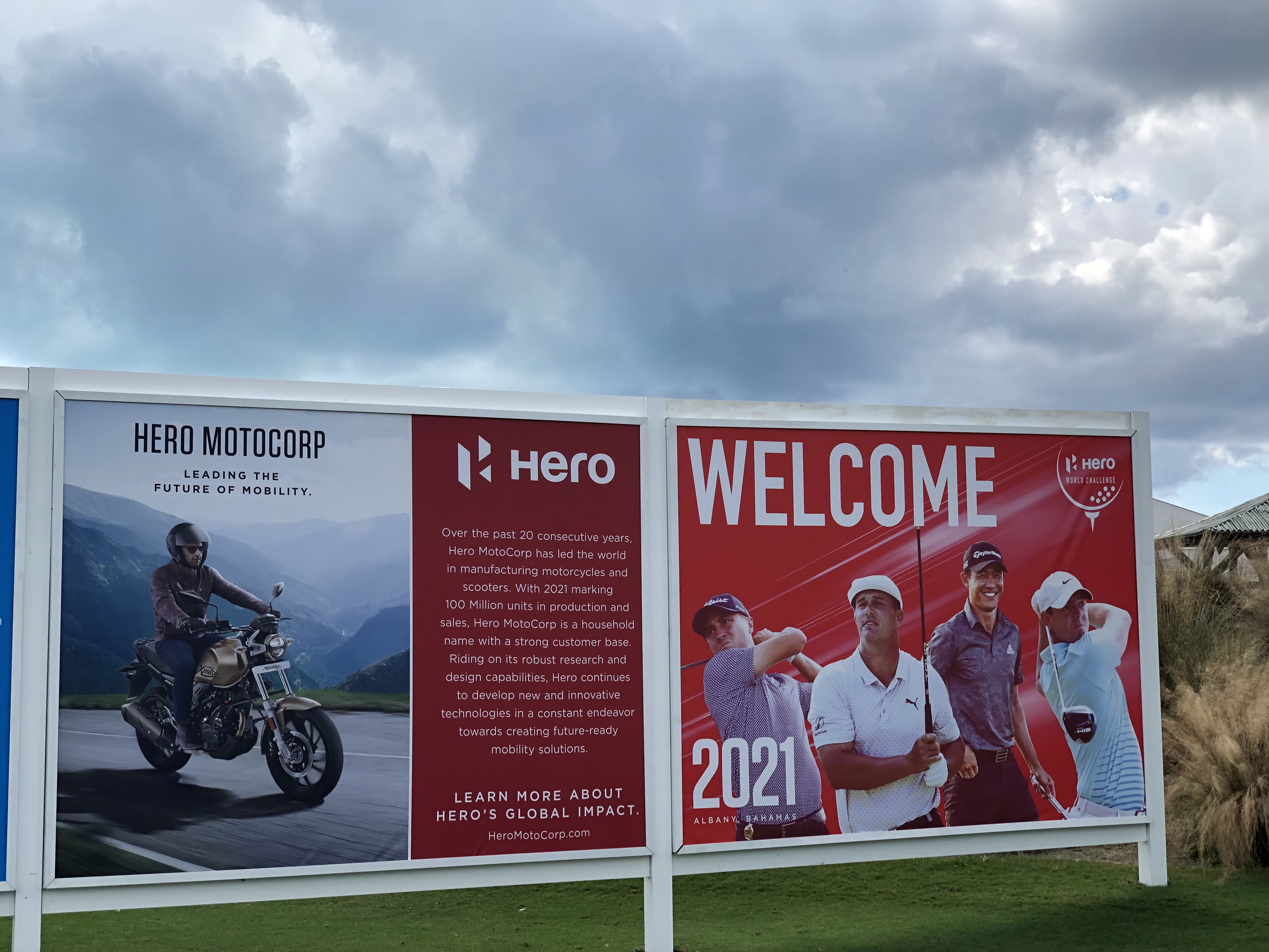 Hero MotoCorp on X We are all set at the picturesque Albany in the Bahamas to welcome back the world s best golfers back to the Hero World Challenge Nov29 Dec 5 2021. HeroWorldChallenge