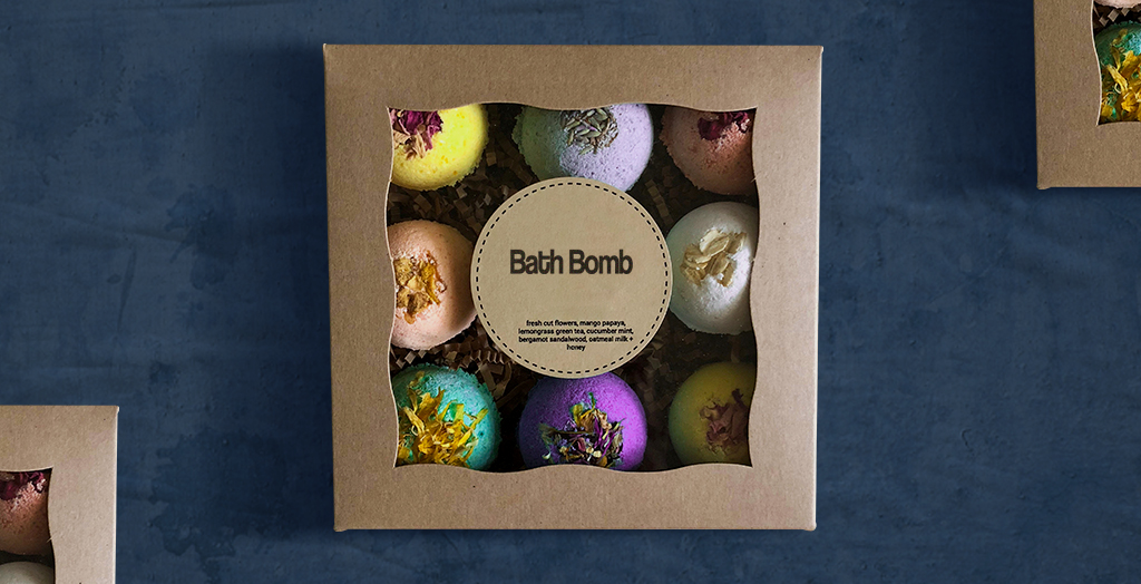 bath bomb packaging