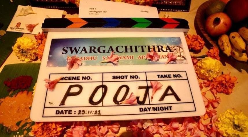sri50's tweet photo. #CBI5 Pooja held at Ernakulam. 
#SethuramaIyer is back! 

@mammukka #SNSwamy #KMadhu #SwargachitraAppachan https://t.co/sFykepjLRm