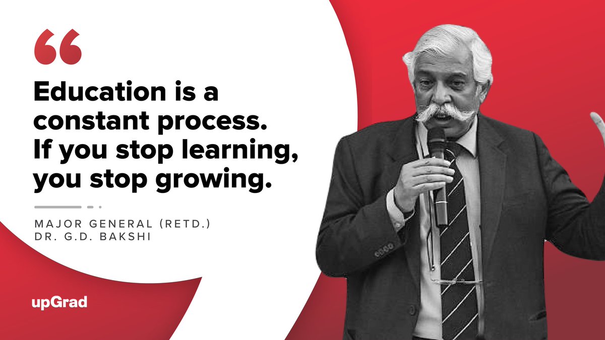 upGrad_edu's tweet photo. You will be the same person in a new world if you stop learning.
#MondayMotivation #mondaythoughts #FFwithupGrad https://t.co/HI4omrBeCl