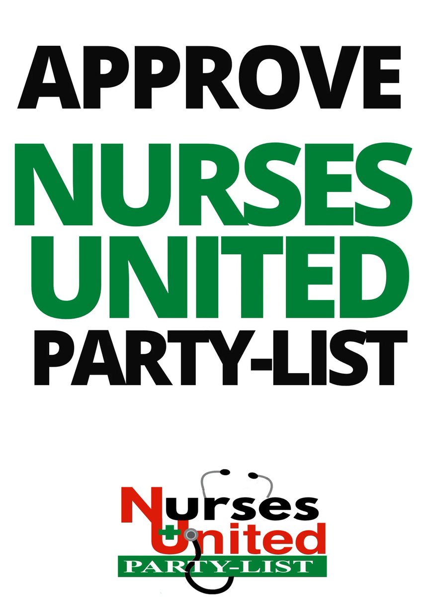 ahwphils's tweet photo. #LetNursesRun #NursesUnitedPartylist
@COMELEC @rowena_guanzon https://t.co/61ngVOAMwZ