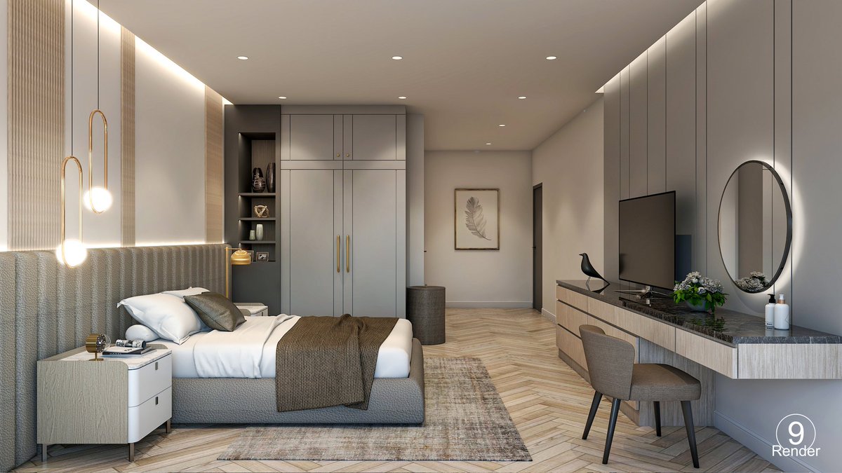 9Render's tweet image. Masterbedroom
Owner : K.Yupin kreaojun
Location : Milton Road QLD , Australia
3D design : 9render
รับออกแบบตกแต่งภายใน, รับทำภาพ 3D , รับทำVDOpresent 
Tel. 084 702 3713 , ID Line : 9render
#รับออกแบบตกแต่งภายใน #รับทำภาพ3dperspective  #ออกแบบภายใน  #ทำภาพ3d #interior #animation