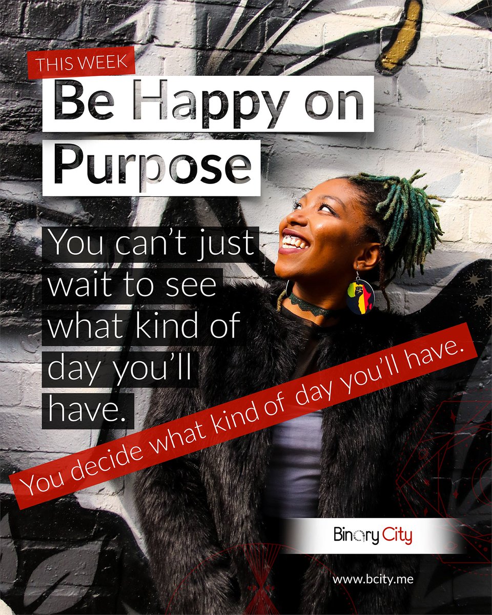 binary_city's tweet photo. Be happy on purpose. Go confidently in the direction of your dreams. Live the life you've imagined. This week, may everyday be amazing! #yougotthis 🤗

#bccares #mindset #lawsofattraction #growpeople #binarycity 

https://t.co/wuqUlyCkPX https://t.co/sc0UiBN2e2