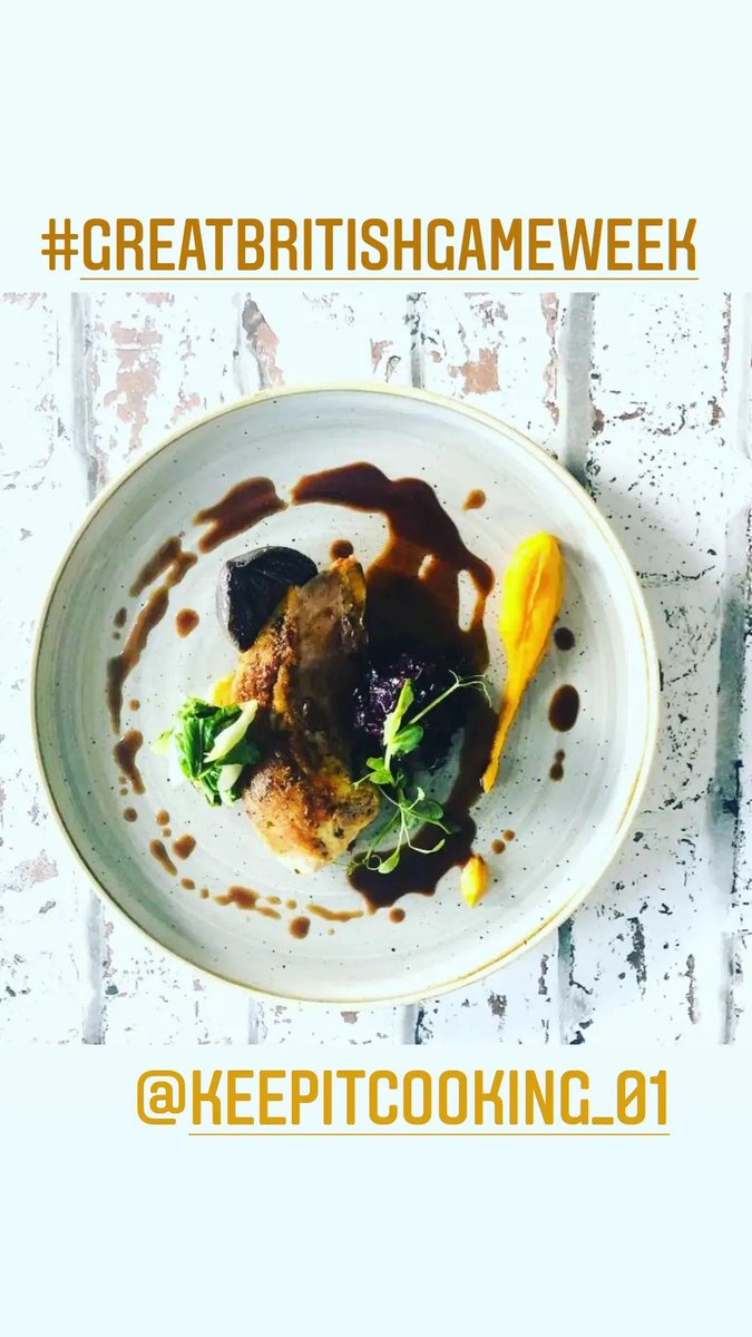 Reflections of cooking during the #GreatBritishGameWeek #GBGW Perthshire Pheasant, Red Onion Cabbage, Sweet Potato, Chard, Prune Armanac Jus #keepitcooking #kitchensessions #chefathome #chefs #chefsontwitter #foodfun #chefsofinstagram