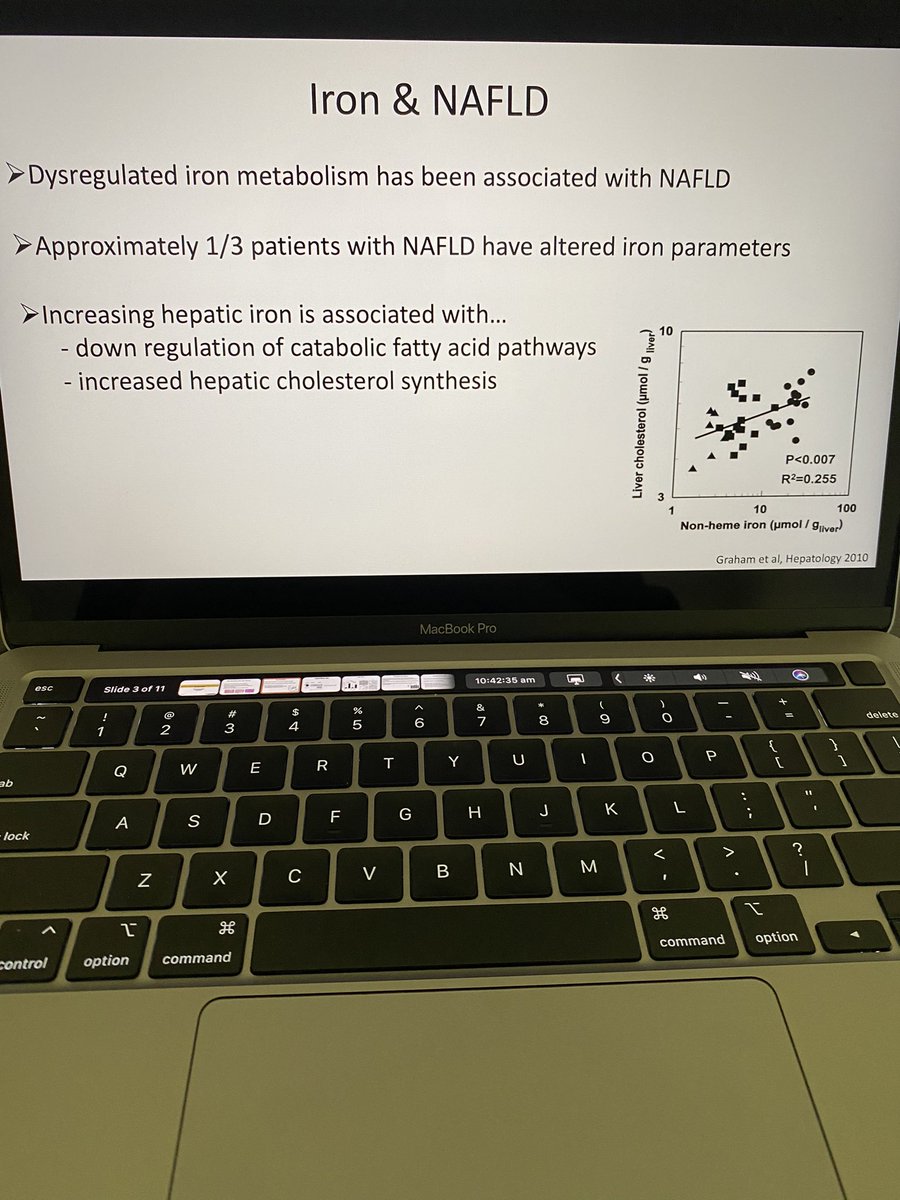 Presented my talk to the Australian Iron Community #AusIron21 #Curtin #Ironbiology #Nafld #Liverbiology Great to answer questions from leading clinicians and basic scientists