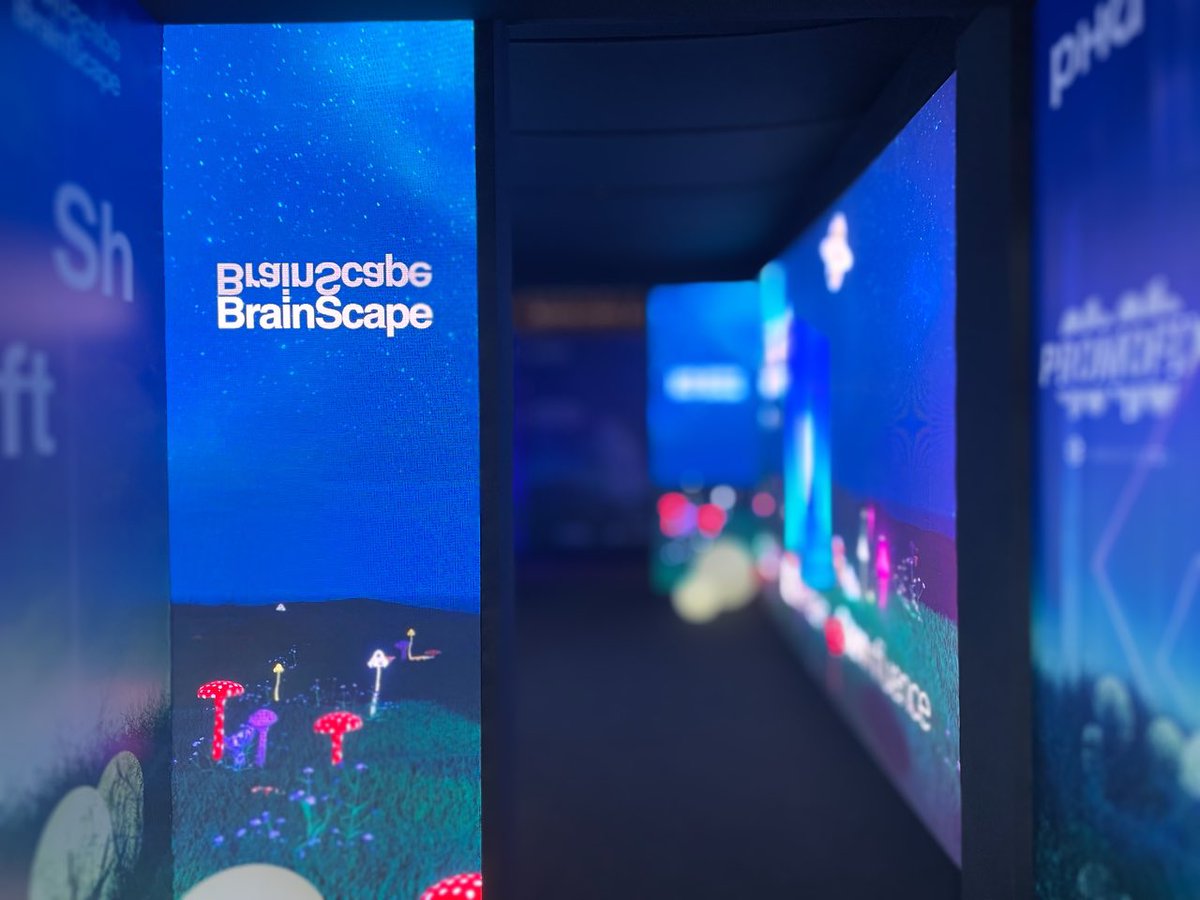 phdmena's tweet photo. We're moments away from the 11th edition of PHD BrainScape. Are you ready to reimagine marketing? #PHDMENA #PHDBscape #PHDBscapeShift #MakeTheLeap #creativity #innovation #experience #reimaginingmarketing #ShiftByPHD https://t.co/eCzJZrWjDU
