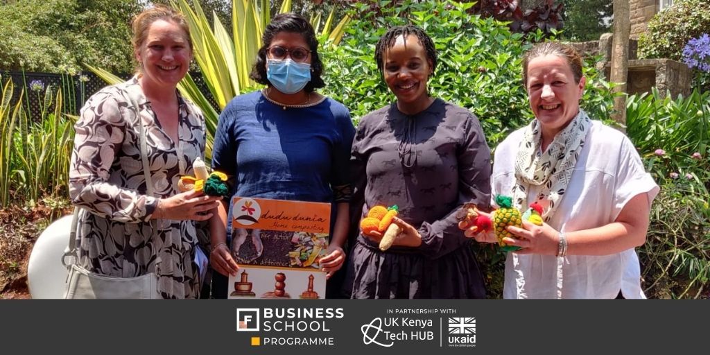 UK_KenyaTechHub's tweet photo. Thank you to the Deputy High Commissioner, Kenya @JosephineGauld, for hosting some of our @future_females Business School members to showcase their success stories and discuss Kenya's most pressing climate issues.

#ukketechhub #ustawikenya #dcmstechhub #ffbs #techhubalumni #ffei https://t.co/Vv8k0iBLs8