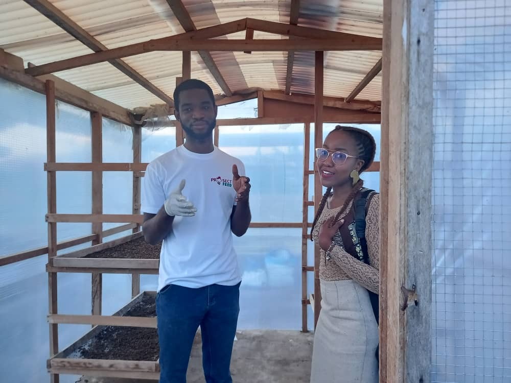 GoGettazAfrica's tweet photo. Amanda Namayi of Generation Africa shares, "I was in Accra recently and I am really proud to witness the amazing work GoGettaz are doing to transform Africa’s food systems. I was very excited to visit @prosect_feed at their farm in Medie, Ghana. Great work!”

@AGRAAlliance https://t.co/SIEtIJghlu