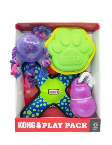 Kong Play Pack Dog Toys The most active set of toys around for hours of fun. Durable and tough medium chewers 
Kong Play Pack Dog Toys
Has knots, gliderz, imprints, and bounzer #kongdogtoys #bones #playpack

$34.99

toys4pawsllc.com/shop/ols/produ…