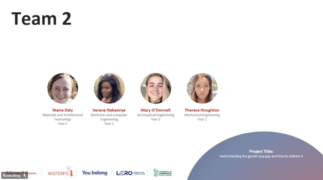 Congratulations to the 16 female @UL #JnJ @ulwistem2d Award winning students, especially the two @SchoolOfEd_UL #LM094 Tech. Ed. students Maire Daly & Sinead O'Donohoe #femalerepresentation #inspire #support  #STEMcareer #youbelong #WiSTEM2D #STEM