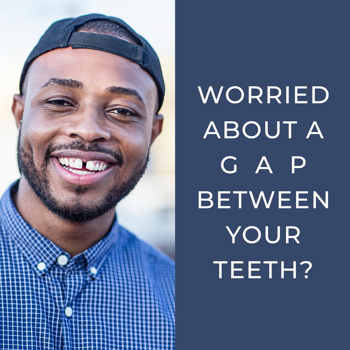 Orthodontic treatment can be used to close the space with no need for bonding or additional cosmetic treatment.

Get in touch with us today to find out more.

#gapsinteeth #orthodontics #smile #straightenteeth #straightersmile #teethstraightening