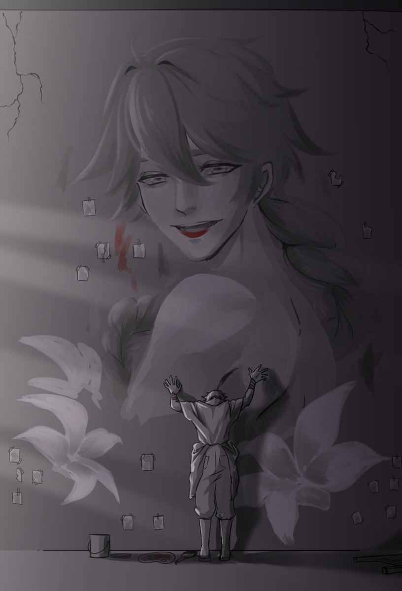 "What are the limits when it comes to love(obsession)?"
tw: implied self-harm
#Chilther #childeaether