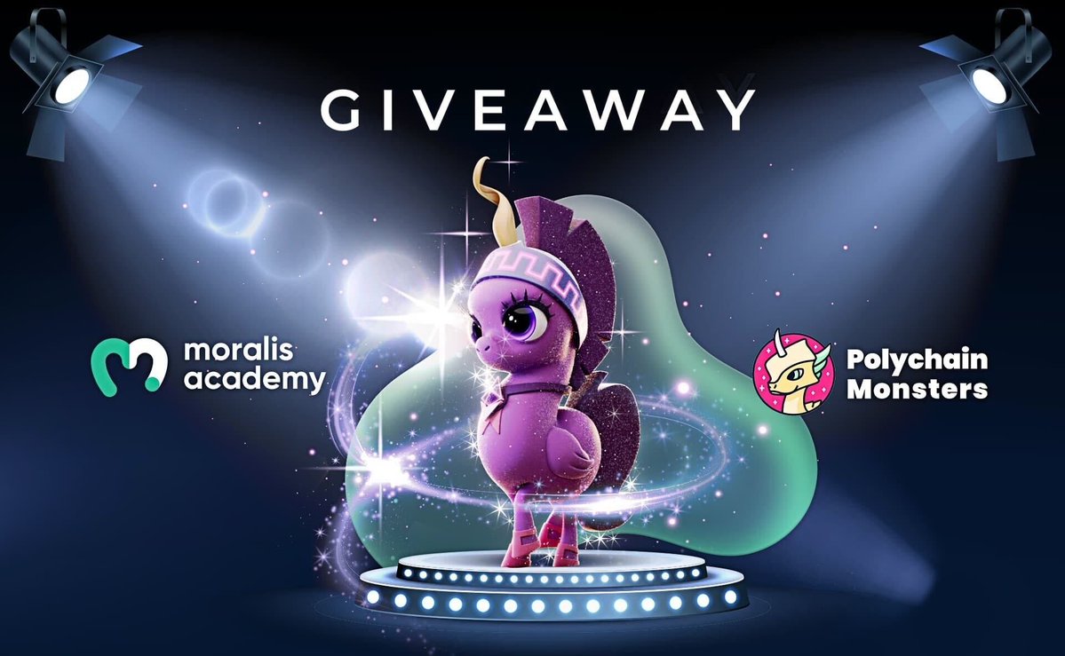 Protocol Monster Labs (@protocolmon) on Twitter photo We’ve teamed up with <a href="/MoralisAcademy/">Moralis Academy</a> and are happy to give away:
🎁 5 x 25 $PMON
🎟️ 5 x Moralis Academy Access Passes
RULES:
1⃣ Follow <a href="/MoralisAcademy/">Moralis Academy</a> & <a href="/polychainmon/">Polychain Monsters</a>
2⃣ Like & Retweet
3⃣ Tag 3 friends you’d like to learn with!
⏲️ Online for the next 72 hours We’ve teamed up with <a href="/MoralisAcademy/">Moralis Academy</a> and are happy to give away:
🎁 5 x 25 $PMON
🎟️ 5 x Moralis Academy Access Passes
RULES:
1⃣ Follow <a href="/MoralisAcademy/">Moralis Academy</a> & <a href="/polychainmon/">Polychain Monsters</a>
2⃣ Like & Retweet
3⃣ Tag 3 friends you’d like to learn with!
⏲️ Online for the next 72 hours