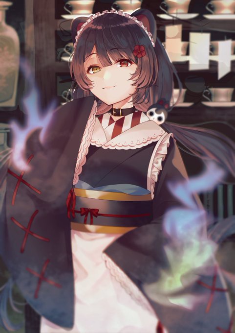 前に描いたいにゅい、加筆した 