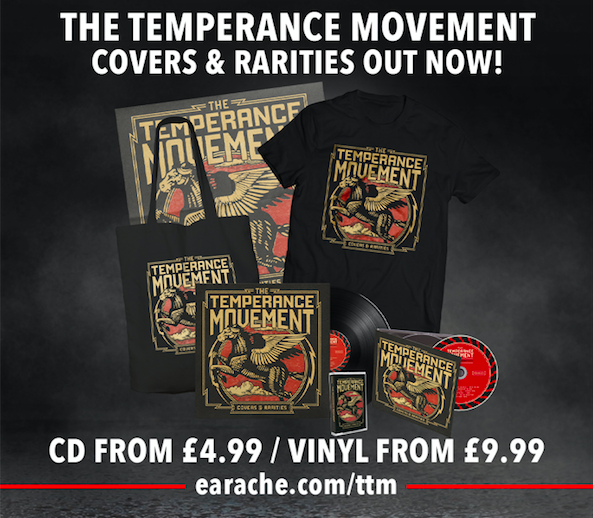 Black Friday may have passed but our deals are still going strong into #CyberMonday!🚀

The Temperance Movement's brand new album 'Covers &amp; Rarities' is currently on sale from only £4.99 at earache.com/ttm 
Grab your slice of the finest new rock🥧🤘

Limited time only!🚨