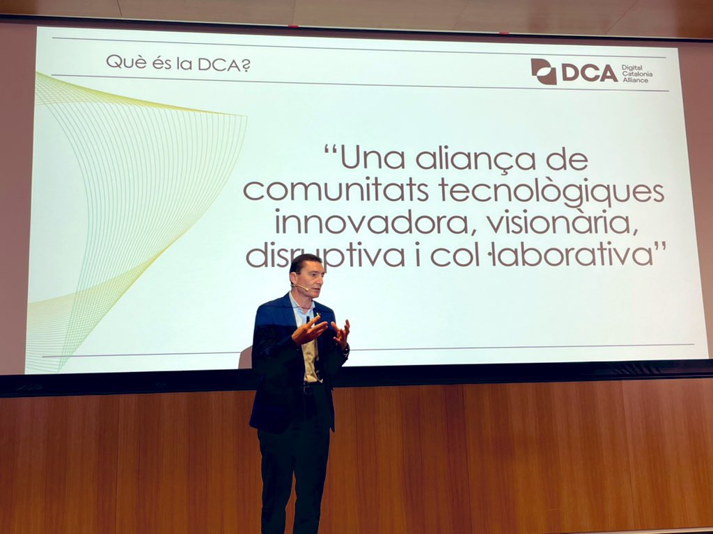 dmarcop's tweet photo. La @dca_cat es una aliança de comunitats tecnologiques per ajudar a incubar i accelerar els sectors digitals emergents https://t.co/wwk3GX9Uof