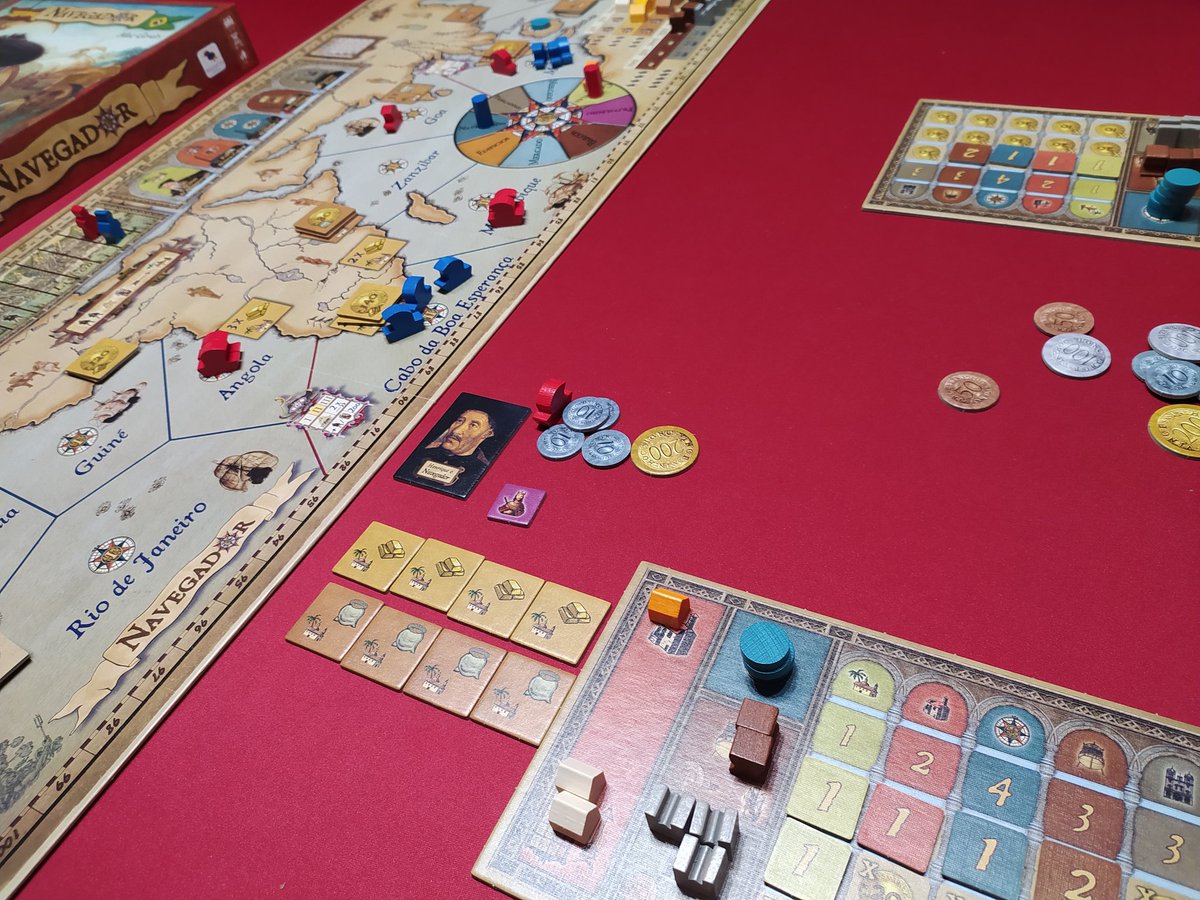 carmavi5's tweet photo. Estreno de la semana #Navegador 🌍, nos ponemos en la piel de un colonizador 🎎 en la era Portuguesa 🇵🇹 de los descubrimientos. Contratando hombres 👨🏾🦲,barcos ⛵ y edificios🧱, navegando🗾, comercializando 💰y colonizando 👳🏼♀️, gran experiencia y fructífero viaje! 😀👍 @MasQueOca https://t.co/5qq5Klanvj