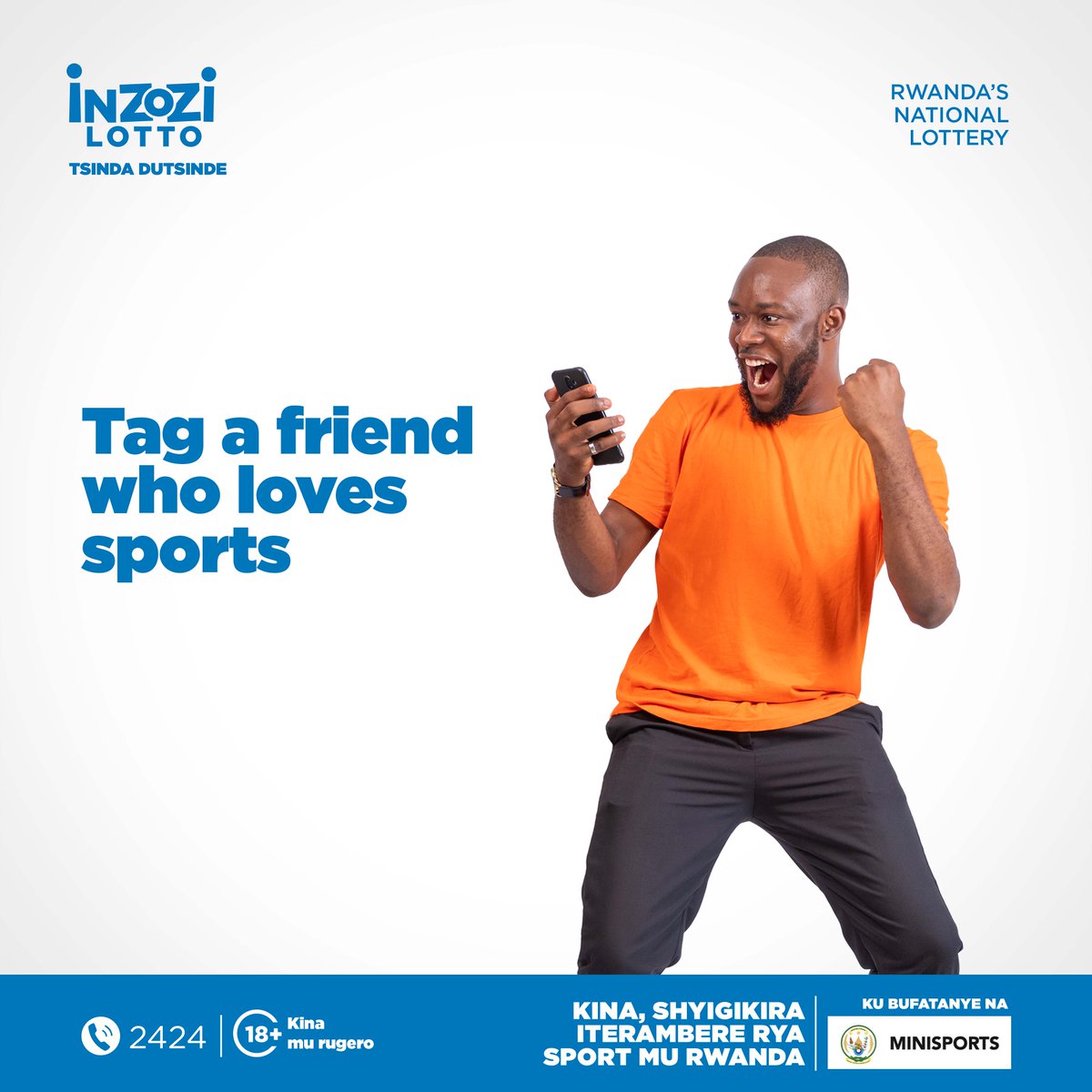 inzozilotto's tweet photo. Tag your fellow sports lovers, let them know about Inzozi lotto!

Visit https://t.co/r8yiKrrQnb or dial *240# to play.

#InzoziLotto #tsinda #dutsinde #RwOT https://t.co/KXC0ySFzPd