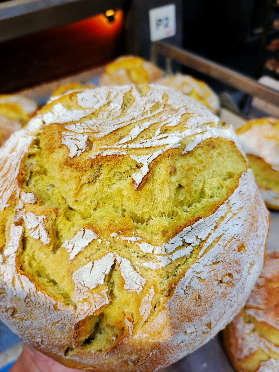 Auténtica torta artesana de maíz con masa madre #panartesano