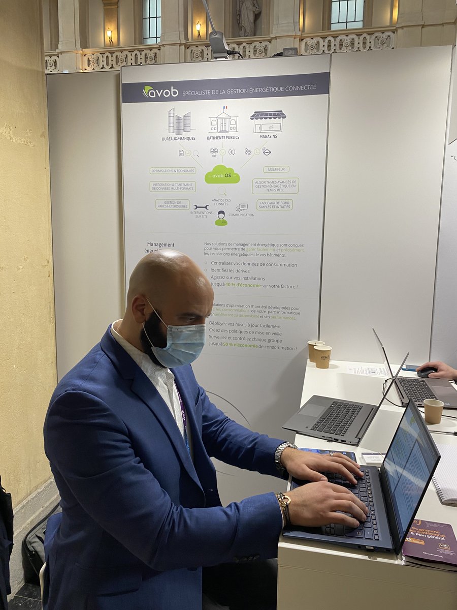 AVOB's tweet image. Nous sommes heureux de vous avoir rencontré lors de l'@EnerJmeeting Lyon !

Merci aux participants et aux visiteurs pour ces échanges autour des solutions d'#efficacitéénergétique pour les #bâtimentstertiaires.

Gardons le contact 👉 contact@avob.com

#smartbuilding #IoT