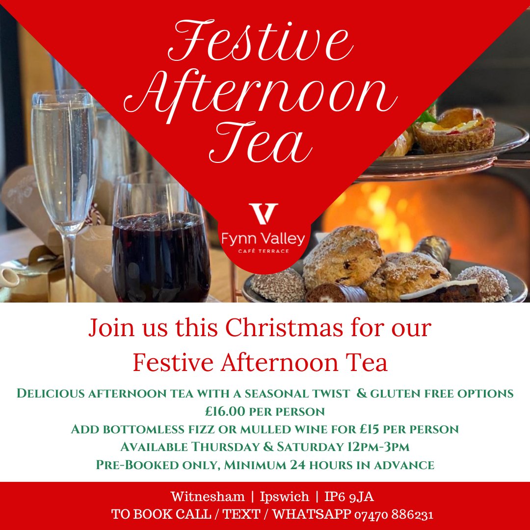 We are running an offer to win Festive Afternoon Tea over on Facebook... #christmasafternoontea #winameal 
facebook.com/fynnvalleycafe…