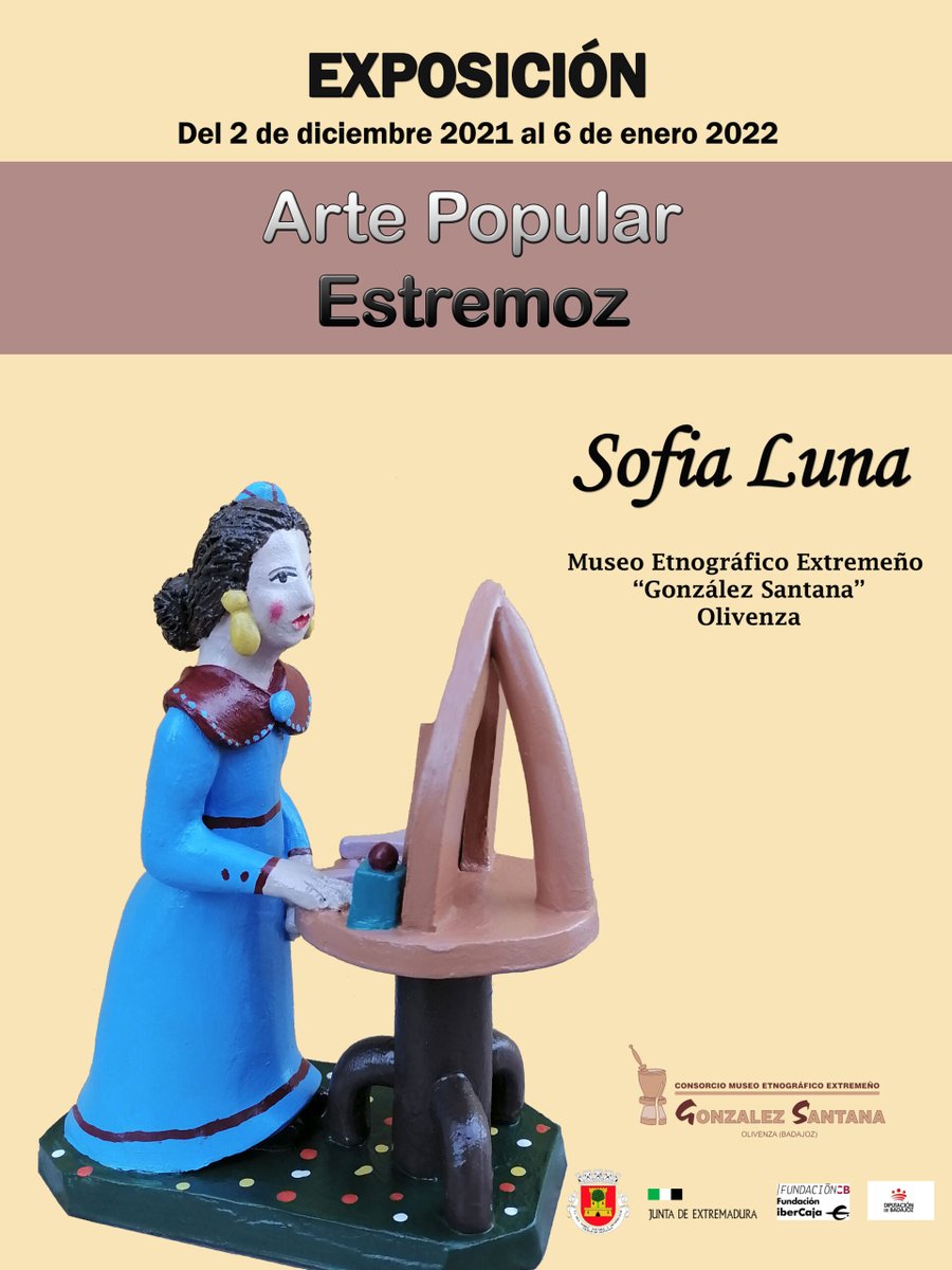 👉Visita la exposición Arte Popular Estremoz de Sofia Luna, donde podrás admirar belenes y figuras de barro adaptadas al gusto y tradición local. 📅2 de diciembre - 6 de enero 🏛Museo Etnográfico Extremeño 'González Santana'. 📍Olivenza. ⬇ museodeolivenza.com/arte-popular-e…