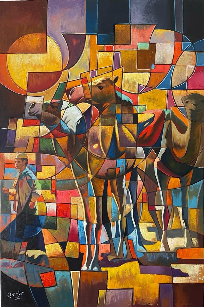 تم اقتناء العمل من قبل الاخ والصديق مشتاق طالب من الدوحة سمير السعيدي