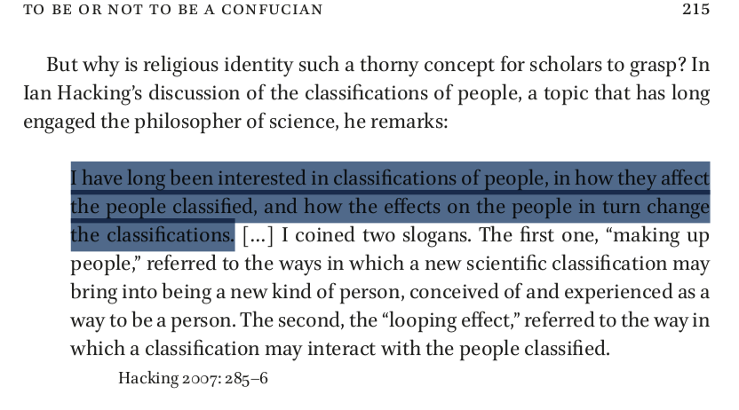 AOHSUsometimesY's tweet photo. Chose a new piece by @anna__sun to teach students about "Confucian identity" tomorrow. Lit review includes summaries of scholarship on polling epistemology and "identity" that might be of interest to all of y'all. #pollsareweird https://t.co/Qa1apwnWhJ