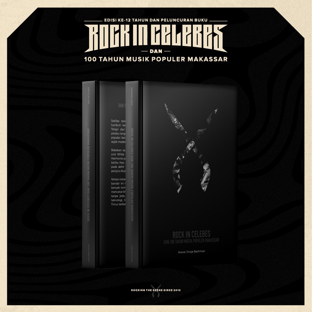 “Bersanding Tanpa Tanding”; Sebuah pengantar dari Opa @fadlypadi13 turut membuka lembaran buku “Rock In Celebes dan 100 Tahun Musik Populer Makassar”.

Bersiap miliki buku ini! akan diluncurkan spesial di edisi ke-12 tahun #rockincelebes, pada 10-19 Desember 2021.

#sirkuitmusik