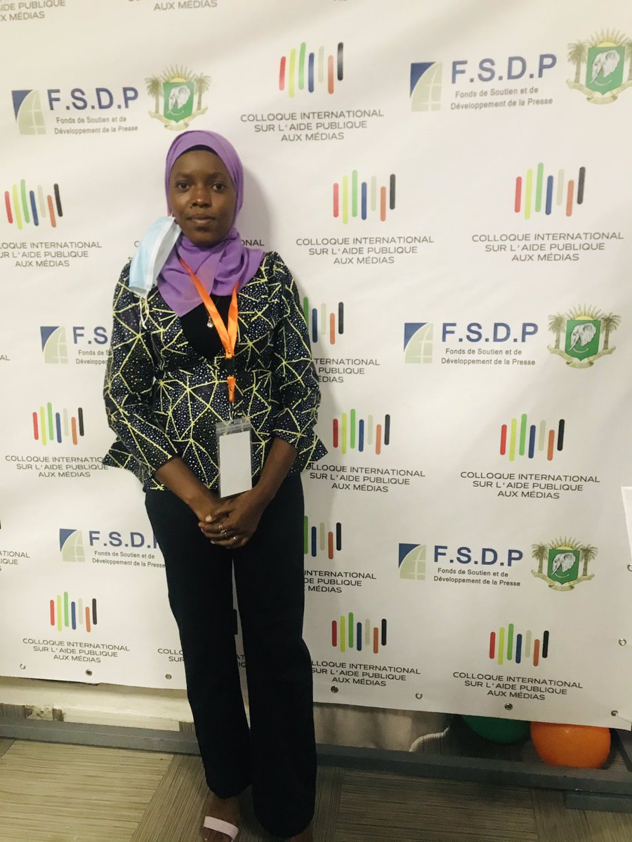 At the International forum in Abidjan on behalf of the <a href="/gmpressunion/">Gambia Press Union (GPU)</a> on the theme “what are the sustainable support strategies for the media in west Africa?”The program is organized by F.S.D.P
#GPU
#mediadevelopement