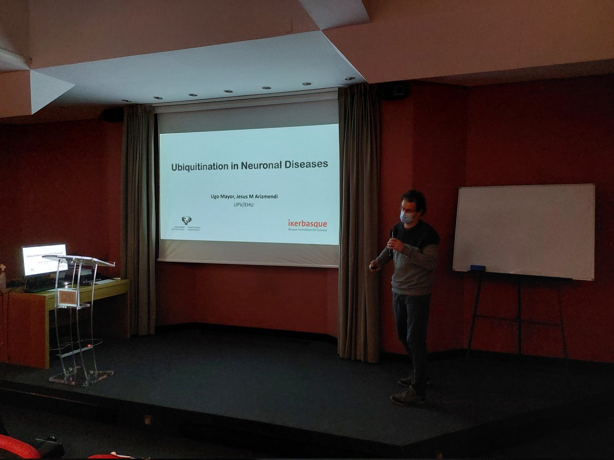 Proteomics_CNB's tweet photo. @Ugo_Mayor @upvehu "Ubiquitinación y enfermedades neuronales" #BYP #ProteoRed @CNB_CSIC @SaludISCIII @CSIC https://t.co/zxRRfiDy3u