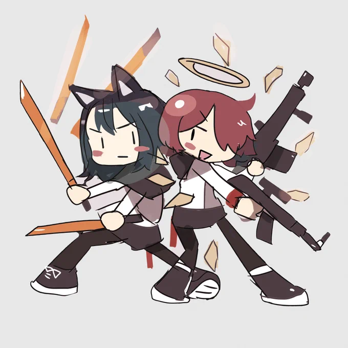ふたり
#アークナイツ 