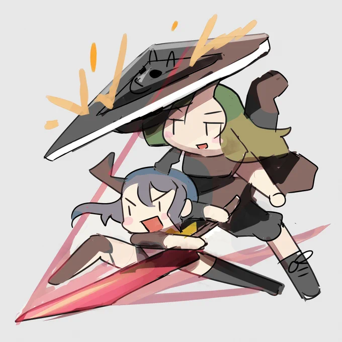 ふたり
#アークナイツ 