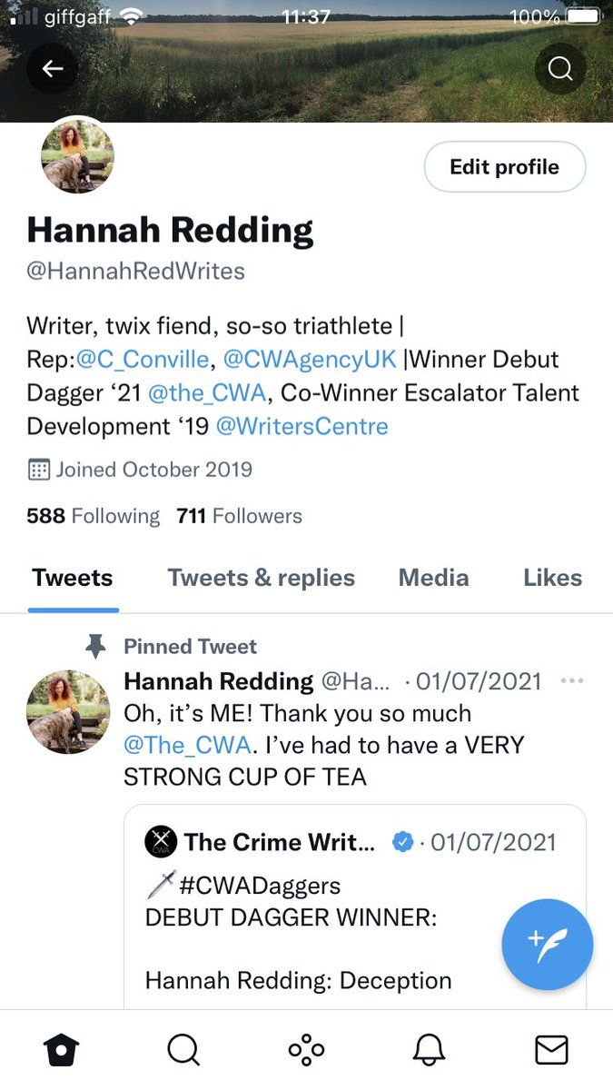 Am very excited to update my bio - I’ve been signed by the brilliant <a href="/C_Conville/">Clare Conville</a> at <a href="/CWAgencyUK/">C&W</a>. Thanks also to <a href="/LukeSpeed7/">Luke Speed</a> and <a href="/KBurtz50/">Kate Burton</a> - everyone has been so welcoming and I can’t wait to get to work with you