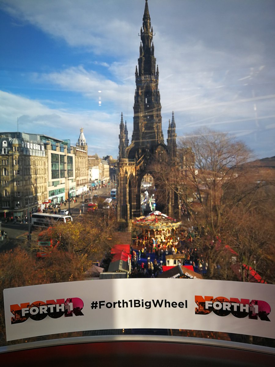 Reminds me of my days working at Radio Forth - can't believe it is 12 years since I left Edinburgh. I have lots of good memories from the radio station and the city.

The big wheel has brilliant views. Luckily I took the ride before the wind got up and they had to close.