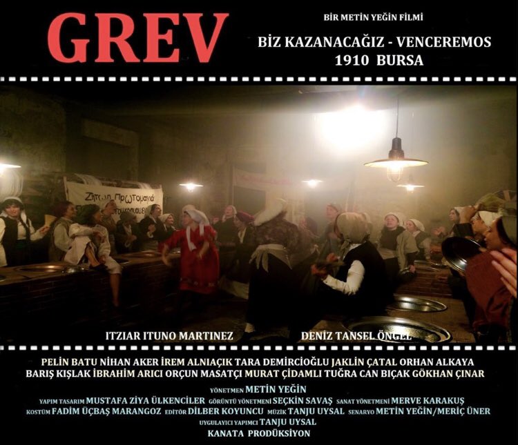 Grev 2 Aralık Perşembe  Agora Adapazarı Sinemaları'nda gösterimde..’Grev’e katılma,’Grev’i örgütleme,’Grev’le dayanışma zamanı ..Bilet almak için
biletiva.com/seats/ADAPAZAR…