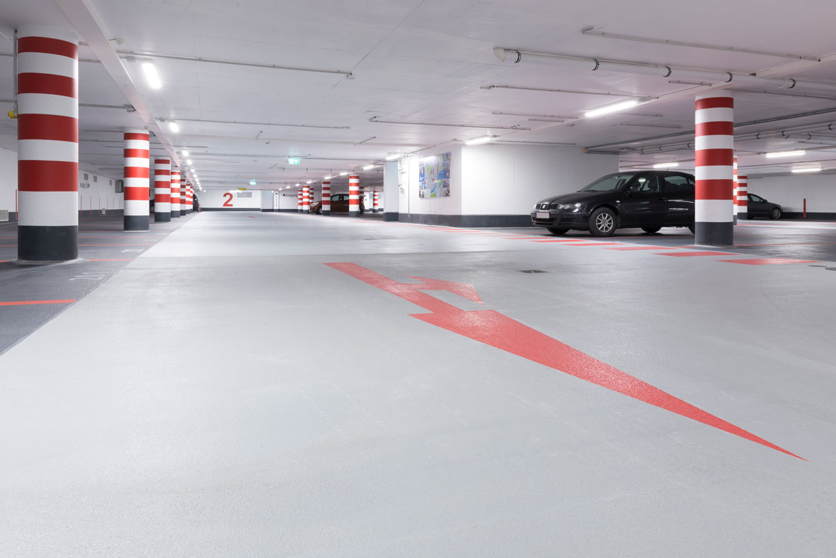 ViacorPolymer's tweet photo. A few steps in the #renovation of an #underground #car #park. A great result on all floors thanks to the work of @epoflor GmbH.

#flooring #viacor https://t.co/dKpjpcS21x