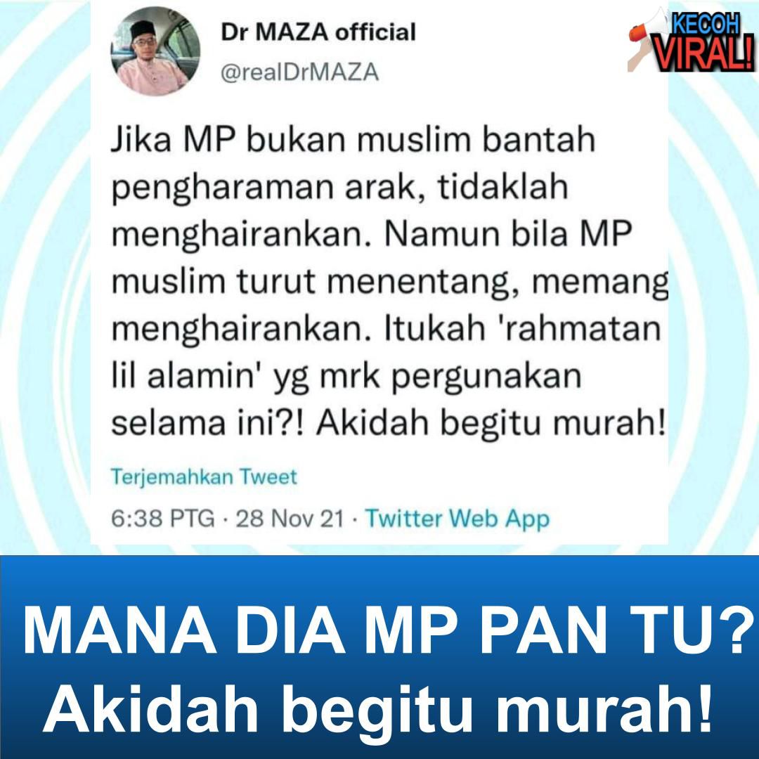 KecohViral's tweet photo. MANA DIA MP PAN TU?
Akidah begitu murah! https://t.co/PLAY8hbNep