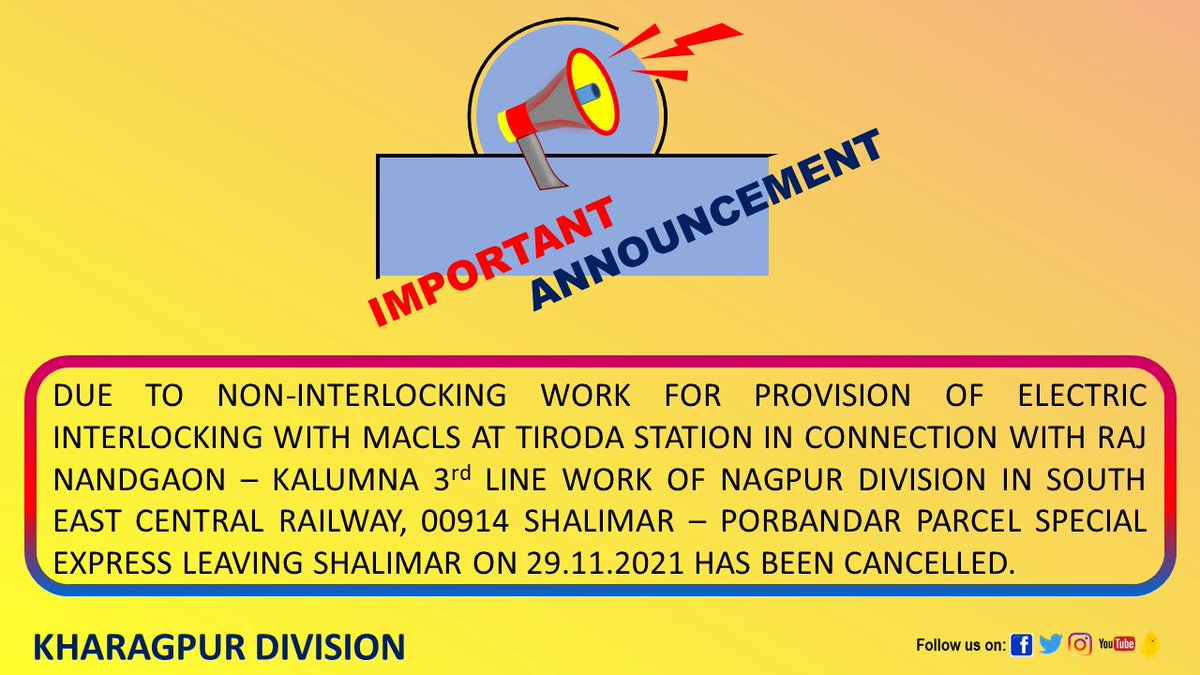 orbiter_finahce's tweet photo. An important announcement:
#RailParivar https://t.co/Bsm5kpA6TG