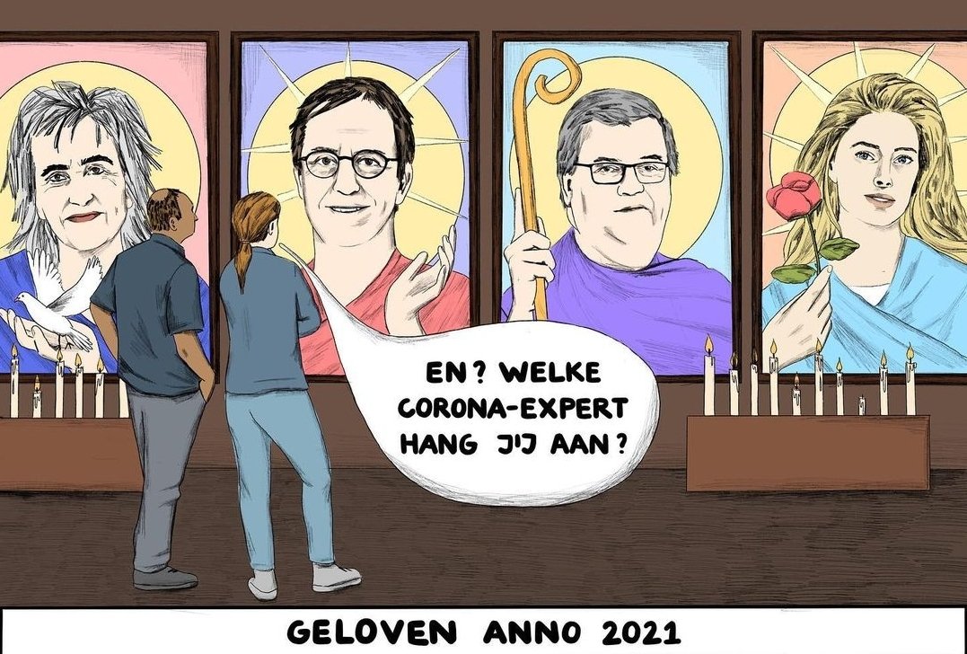 Dmorphian's tweet image. Geloven anno 2021 #coronabeleid