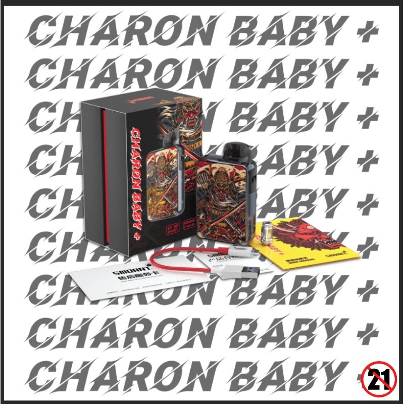 Smoant's tweet photo. What's in the box? #charonbabyplus
1 x Charon baby plus
1 x S-2 mesh 0.6ohm coil
1 x cartridge
1 x type-c usb cable
1 x warranty card
1 x certificated card
1 x user manual https://t.co/HrZY2p0EUE