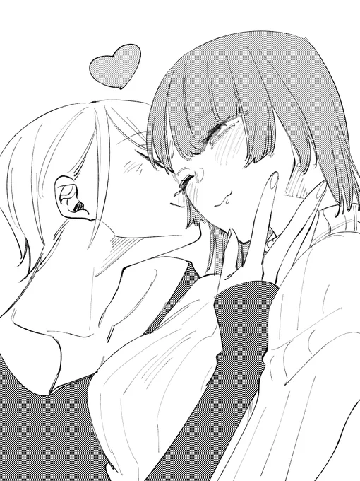 これは友人のために描いた百合 