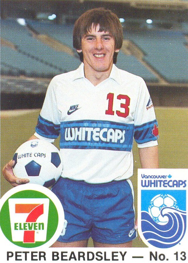 FootballThen's tweet photo. Remembering Peter Beardsley’s stint in the NASL with the Vancouver Whitecaps (1981-83) #TheCaps #NASL #VancouverWhitecaps https://t.co/skVecGndKx