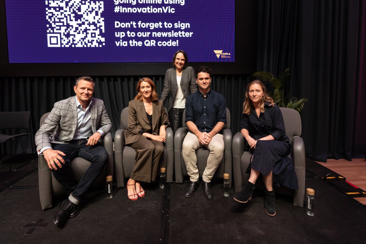 JaalaPulford's tweet photo. I was so proud to launch @VicGovAU’s #InnovationStatement at @Library_Vic today with some of our state’s most creative and successful #innovation leaders in the room. You can find the Innovation Statement at https://t.co/m1oe572haS https://t.co/UECL1BtY2C
